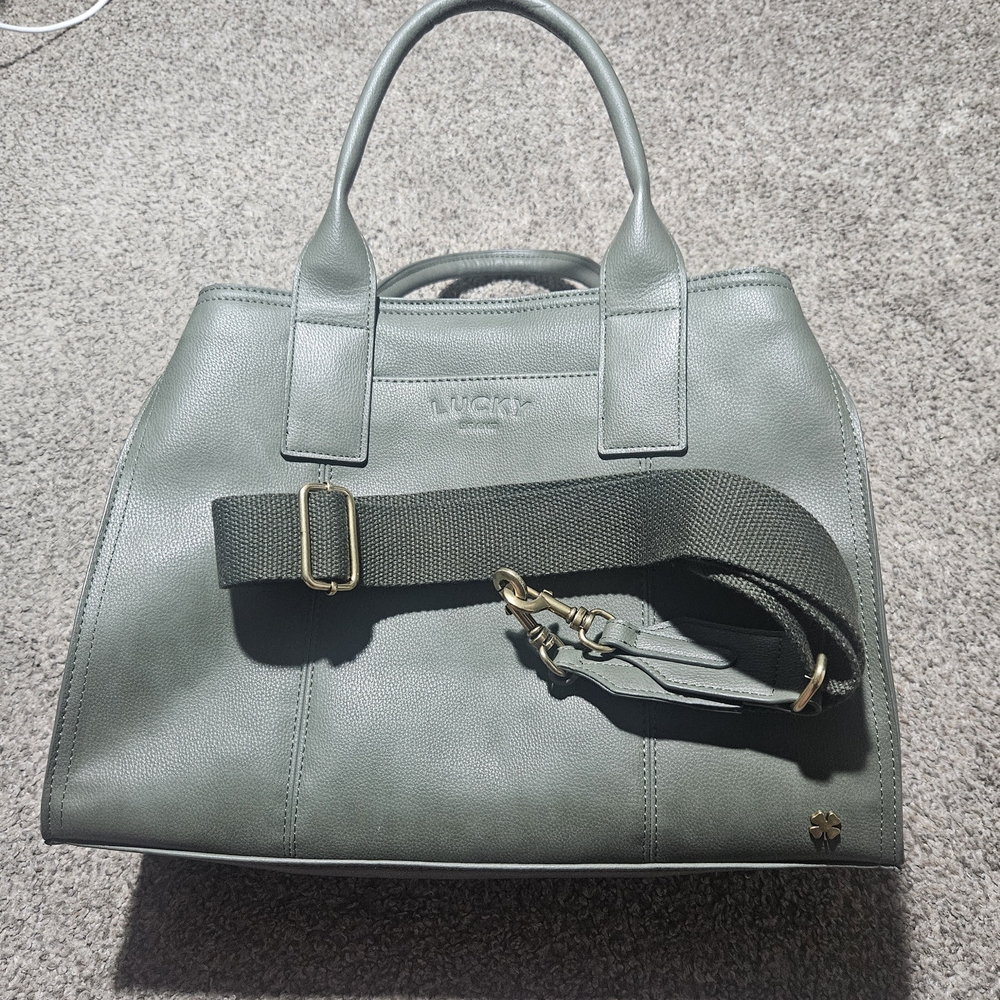 Lucky Brand Gray Satchel Bag